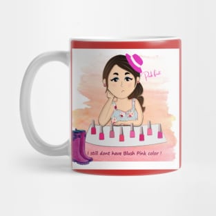 Pink girl Mug